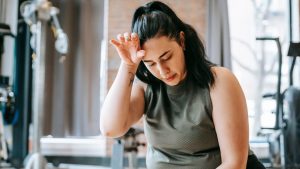 midlife woman in menopause